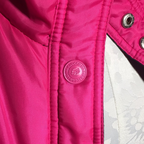 Fox puffy vest hot pink reversible to black - Picture 3 of 10